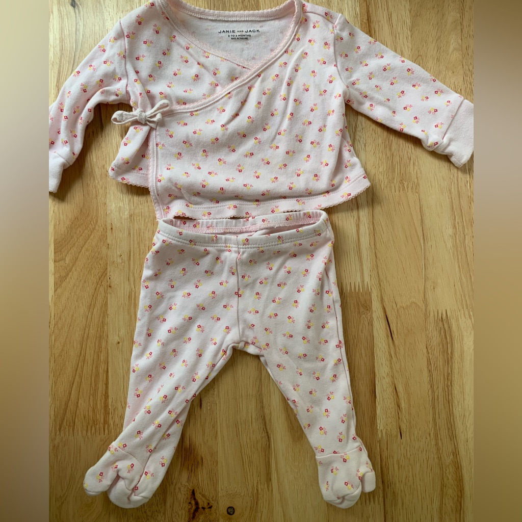 Janie And Jack Newborn Outfit, Baby Girl Floral
